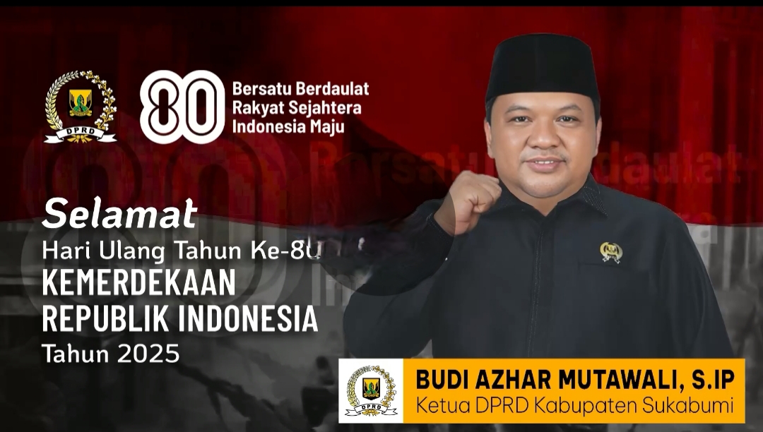 Ketua Dprd Kabupaten Sukabumi Mengucapkan Selamat Hari Ulang Tahun Ke